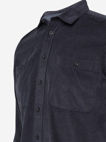 TOM TAILOR Men + Regular fit Button Up Shirt in Blue