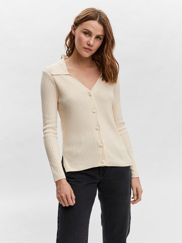 Aware Knit Cardigan 'Skyla' in White: front