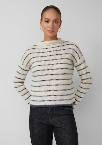 Pull-over s.Oliver BLACK LABEL en beige : devant