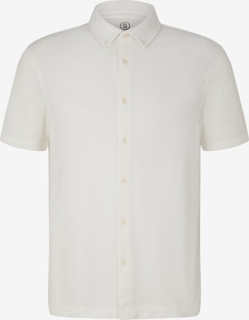 BOGNER Regular fit Button Up Shirt 'Franz' in White: front