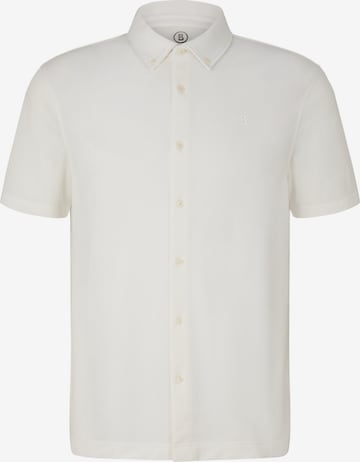 BOGNER Regular fit Button Up Shirt 'Franz' in White: front