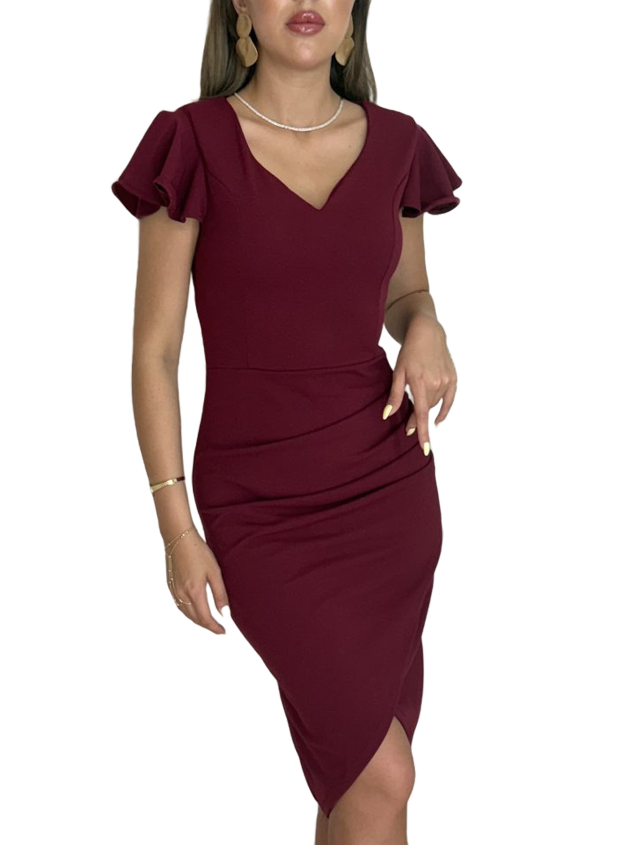 JANE's Evening dress in Red: front