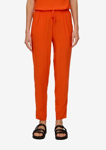 s.Oliver Широка кройка Панталон в оранжево: отпред