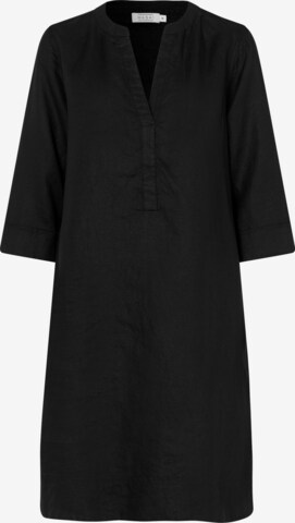 Robe 'Nokolo' Masai en noir : devant