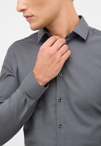 ETERNA Slim fit Zakelijk overhemd in Zwart