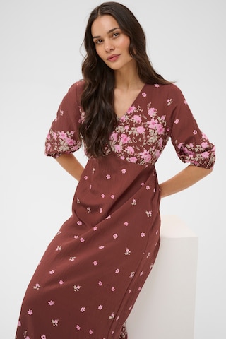 Kaffe Kleid 'KArosine' in Braun