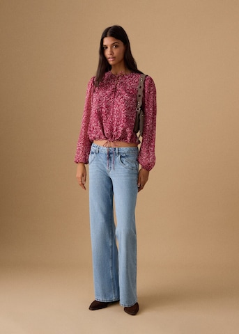 MANGO TEEN Wide leg Jeans 'Hailee' in Blue