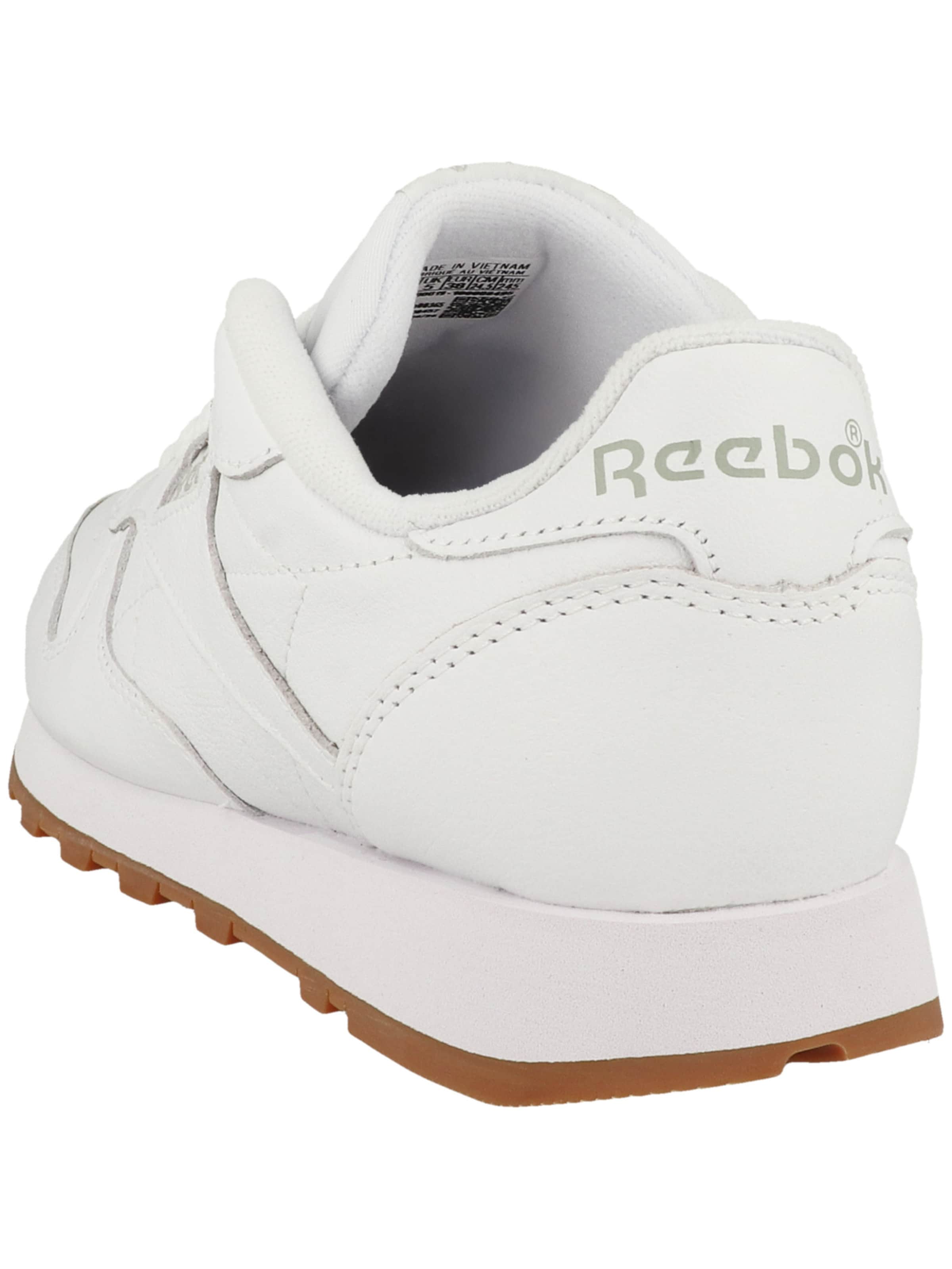 Sneaker bassa 'Classic' di Reebok in bianco: dietro