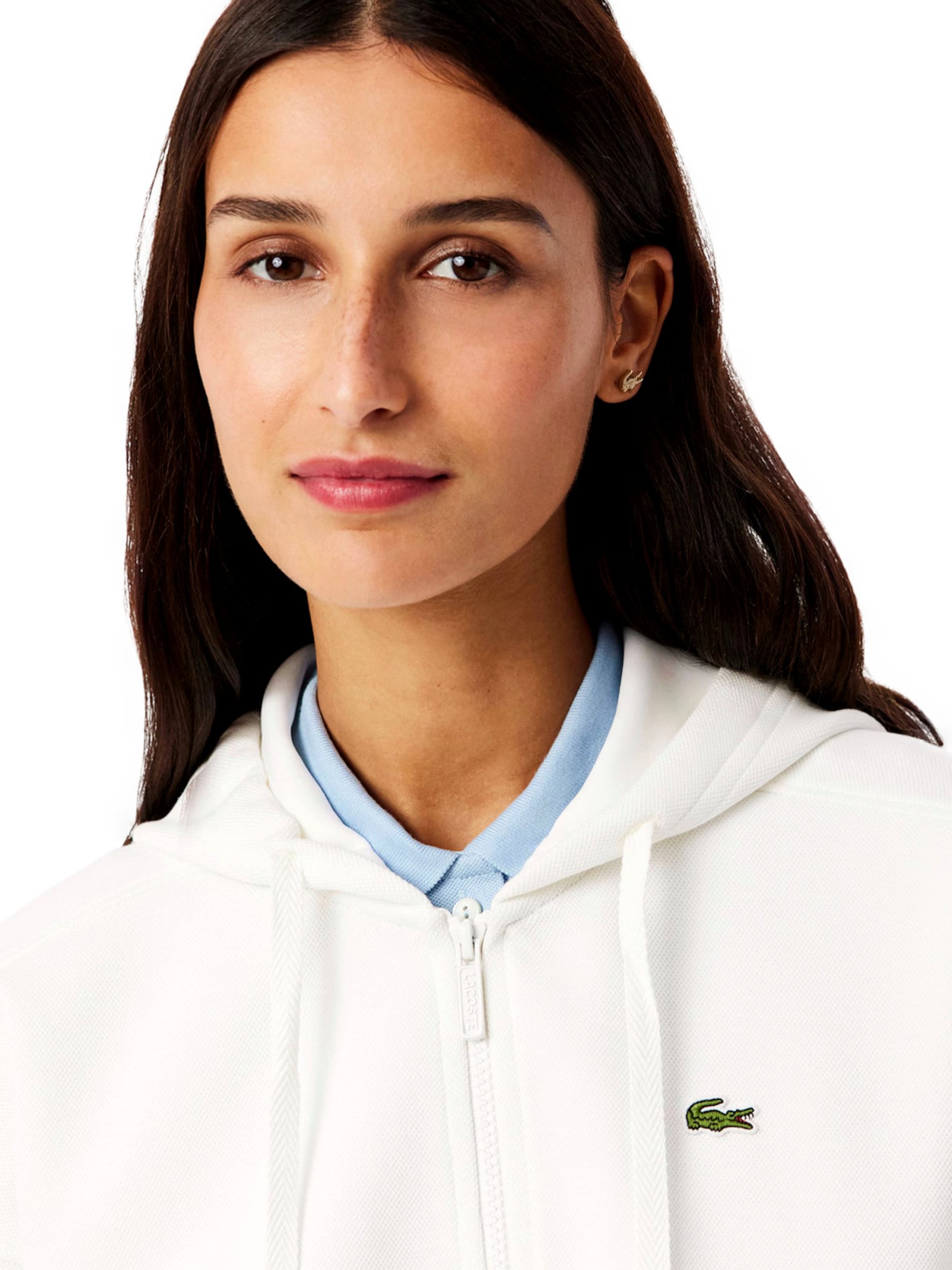 LACOSTE Sweatvest in Wit