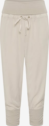 Cream Broek in Beige: voorkant