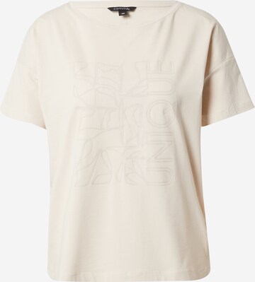 COMMA T-Shirt in Beige: predná strana