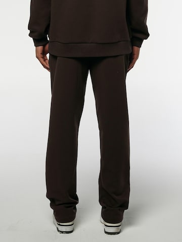Eoselio Regular Broek 'Blend' in Bruin