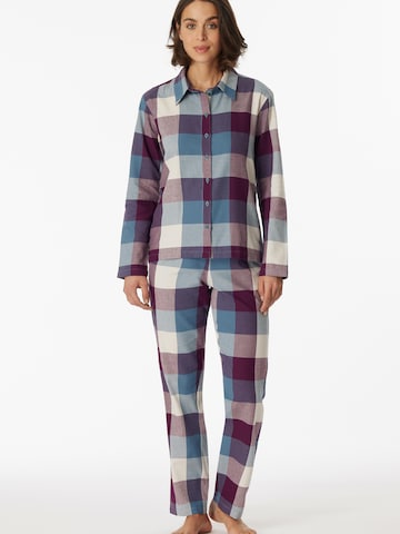 SCHIESSER Pyjama ' Selected Premium ' in Mischfarben