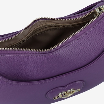 Sac bandoulière 'Sweet Heart' Love Moschino en violet