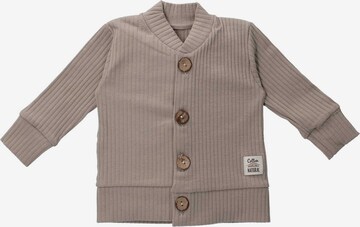 Makoma Knit Cardigan in Brown: front