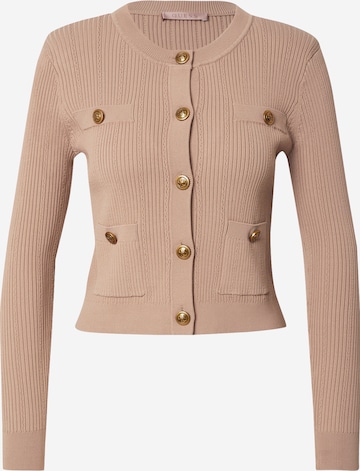 Cardigan 'EMMIE' GUESS en beige : devant
