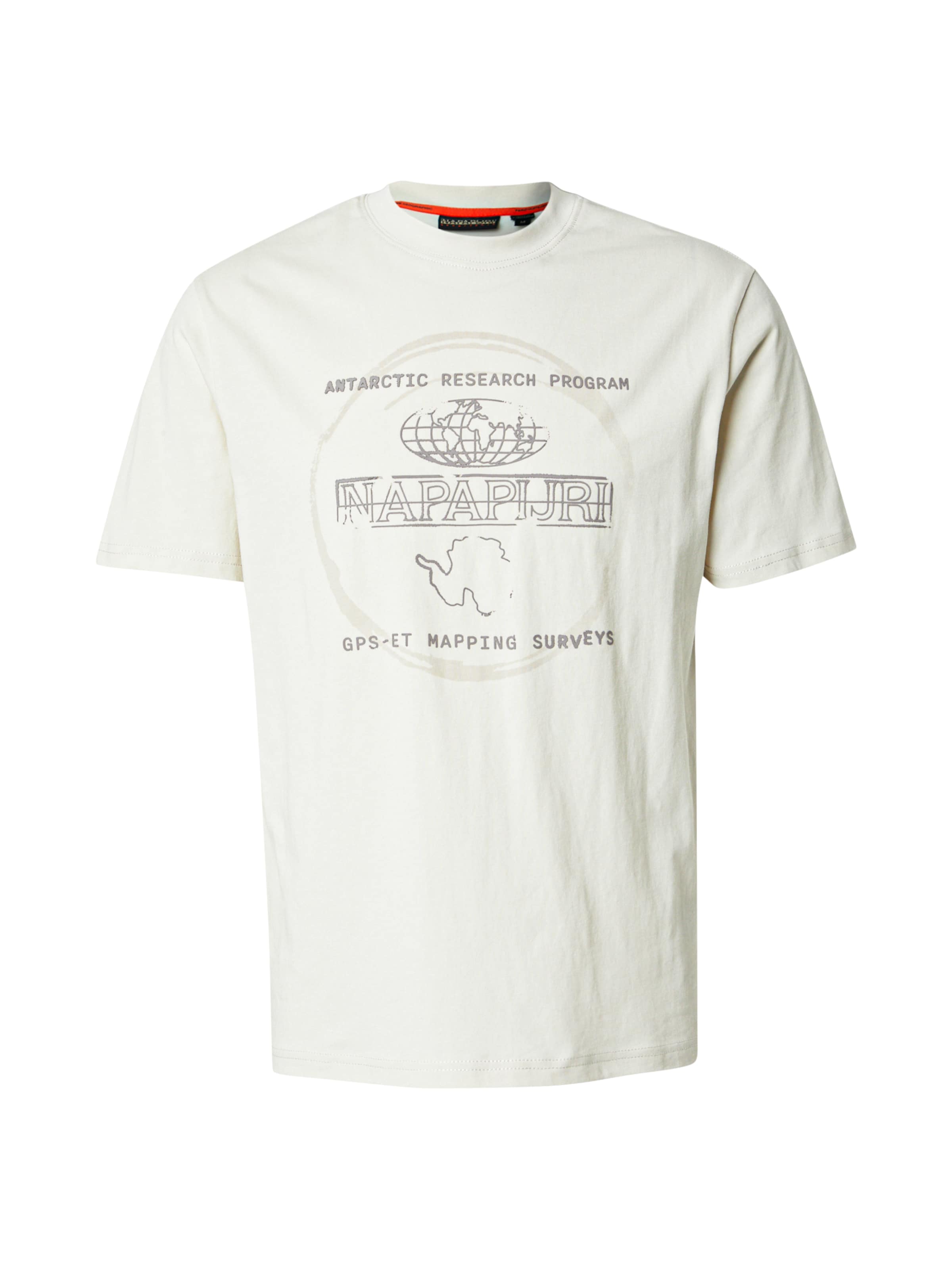 NAPAPIJRI Футболка 'S-BALD' в Бежевый: спереди