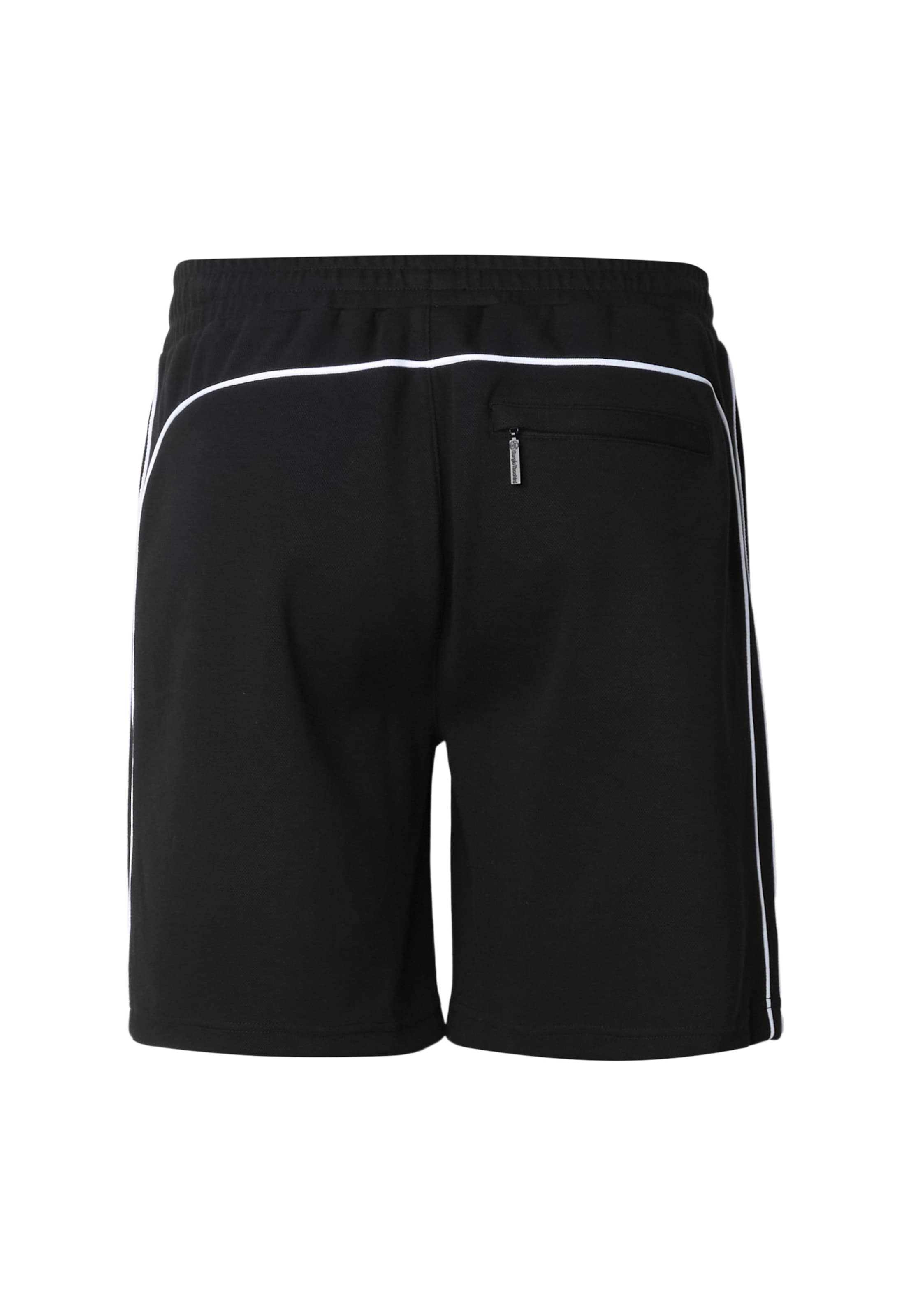 Sergio Tacchini Regular Trousers 'Egeo' in Black