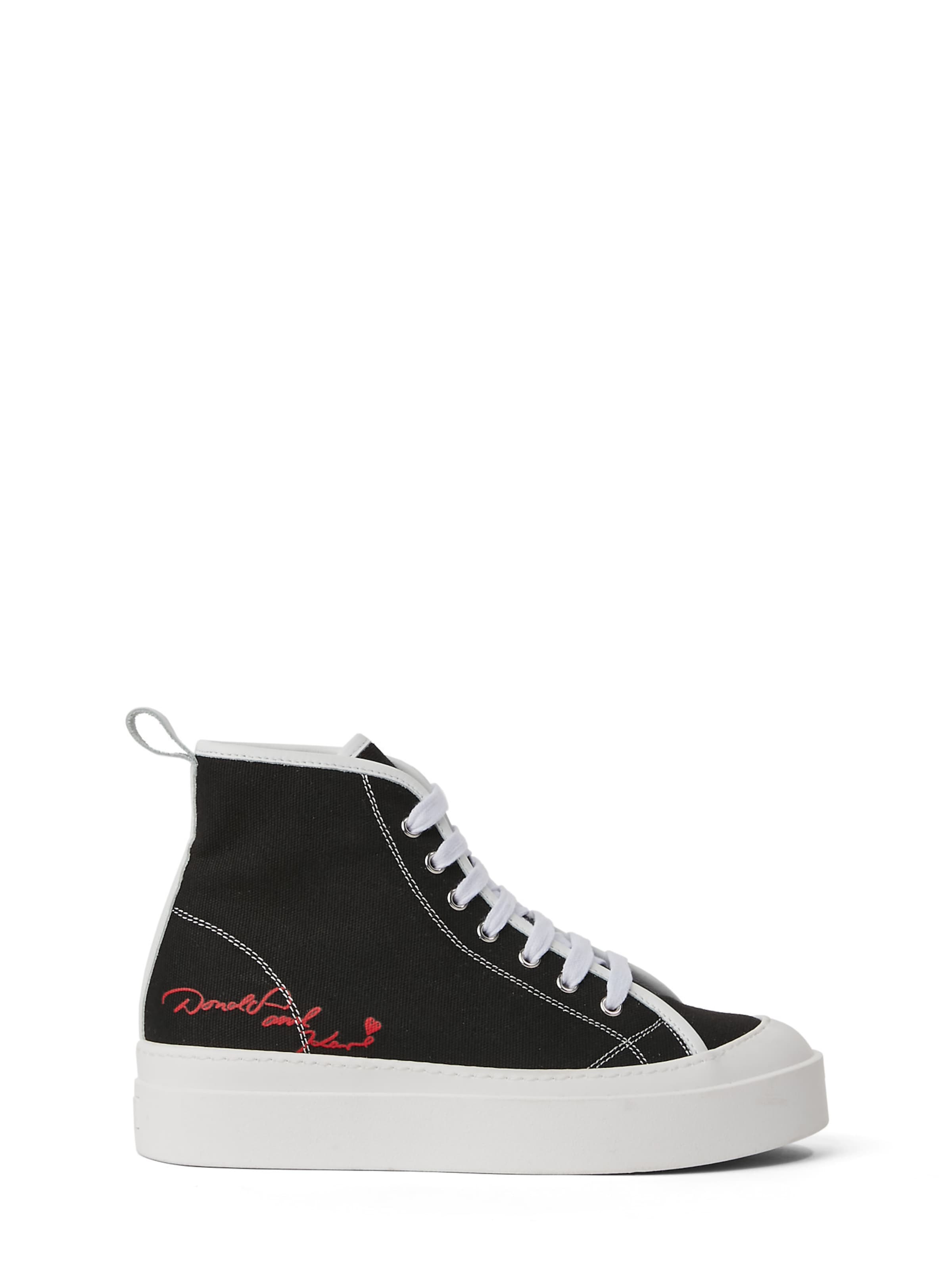Sneaker alta 'Disney x KL' di Karl Lagerfeld in nero