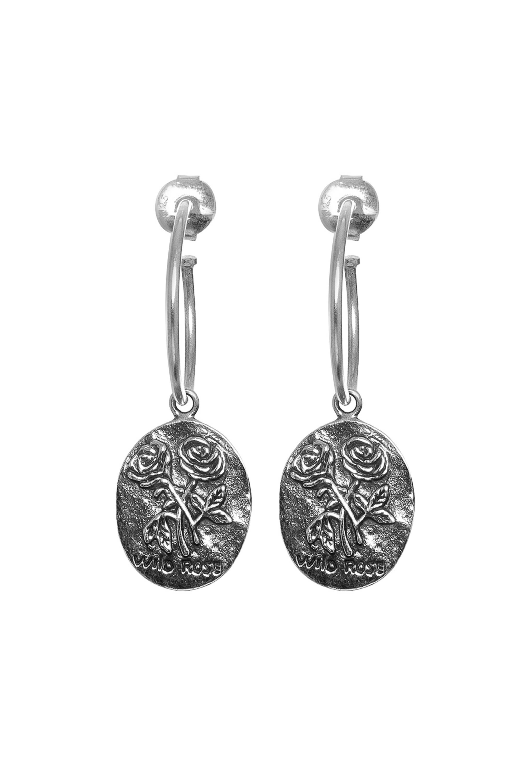 Haze&Glory Earrings 'Wild Rose' in Silver