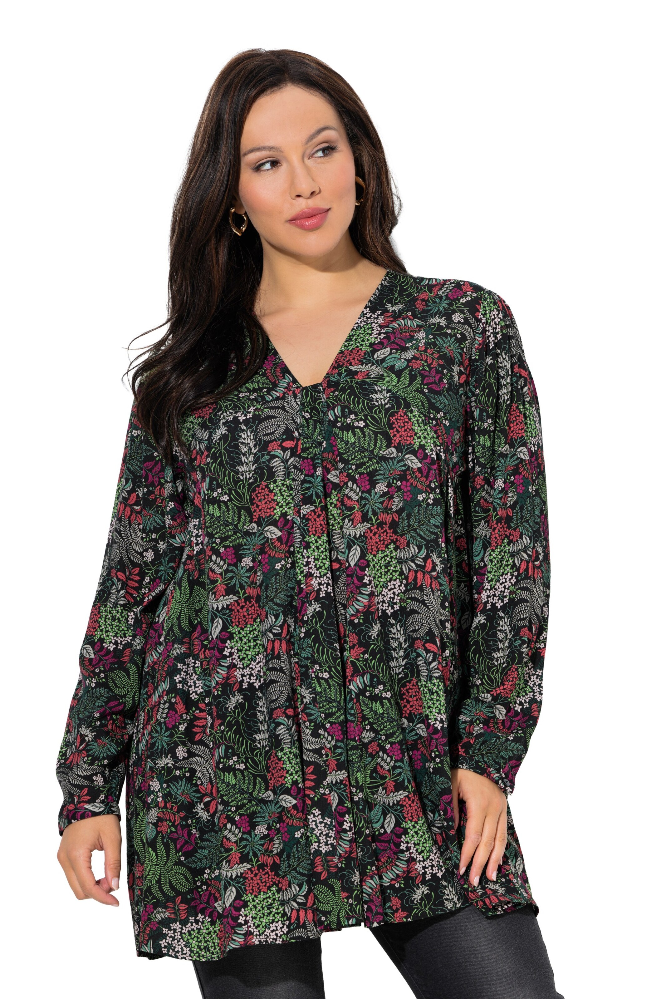 Ulla Popken Blouse in Black: front