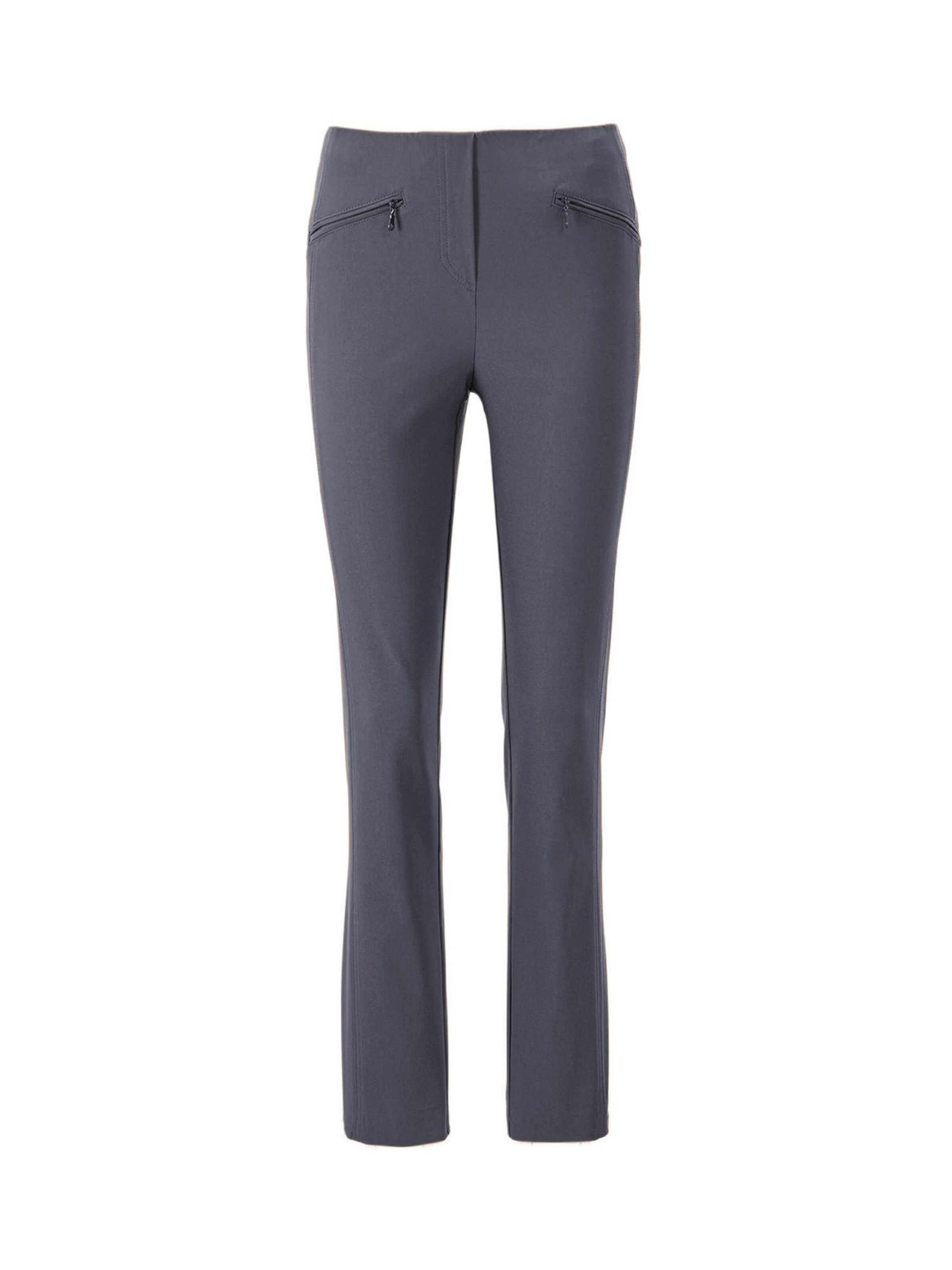 Goldner Trousers 'Louisa' in Grey: front