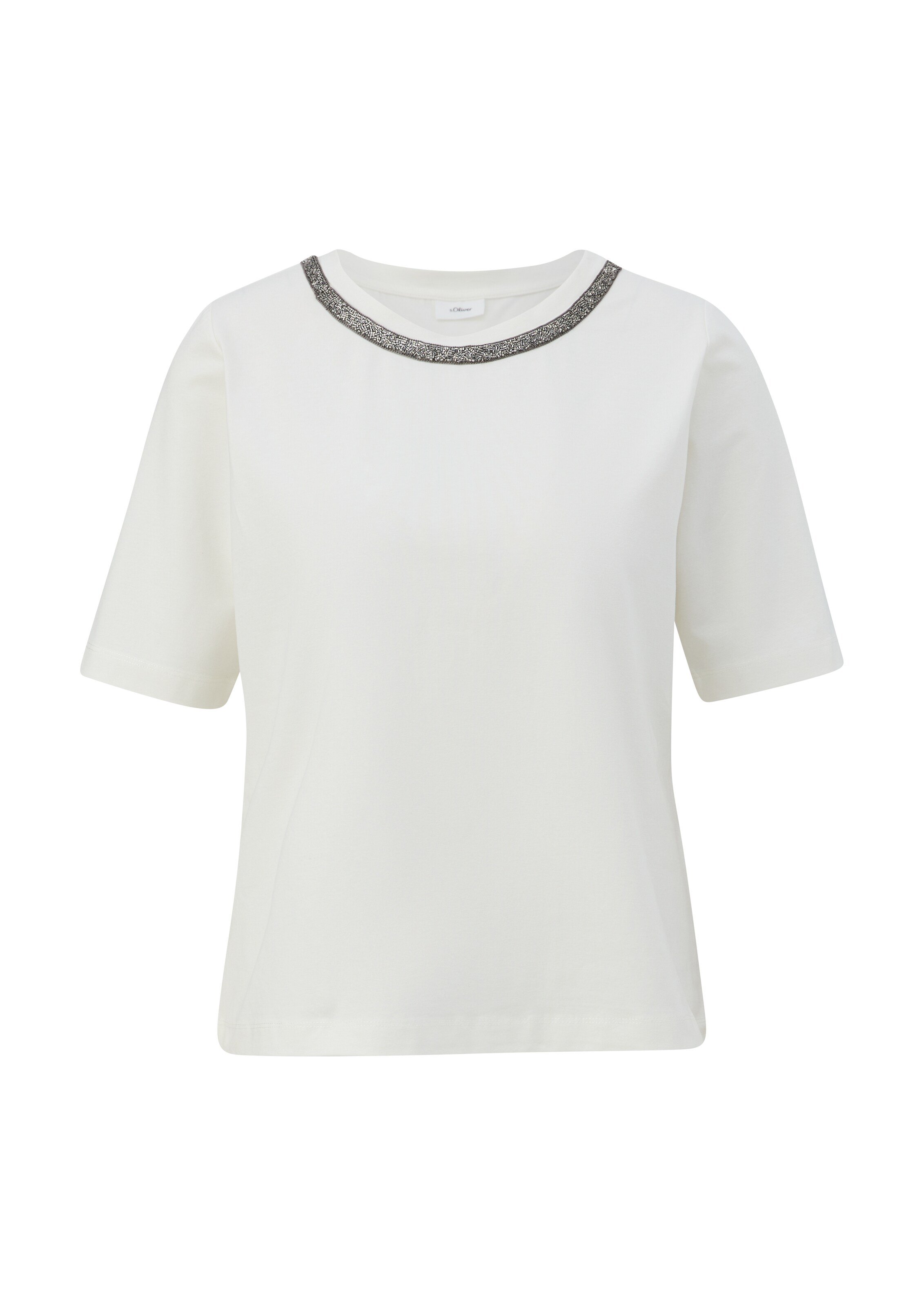 s.Oliver BLACK LABEL Shirt in Weiß: Vorderseite