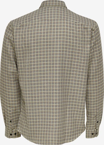 Only & Sons - Ajuste regular Camisa 'Tevin' en gris