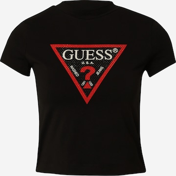 melns GUESS T-Krekls: no priekšpuses
