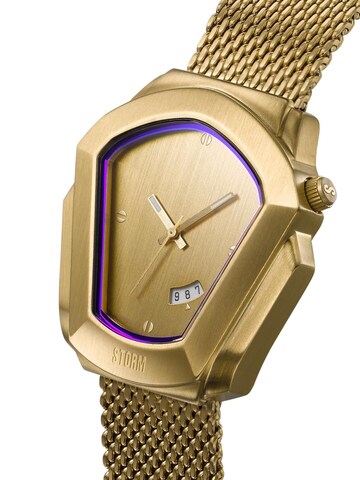 STORM Analog Watch 'Cyrex' in Gold: front