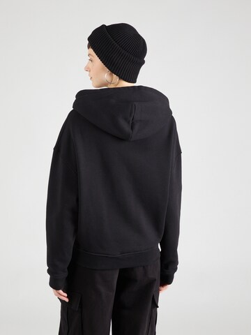 Pequs Zip-Up Hoodie in Black