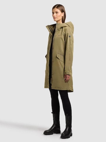 khujo Between-seasons coat 'Leal' in Green