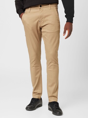 G-STAR Slimfit Chino in Beige: voorkant