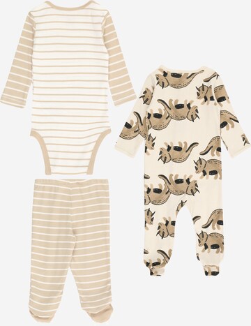 Carter's Set: Overall, Body und Hose in Beige