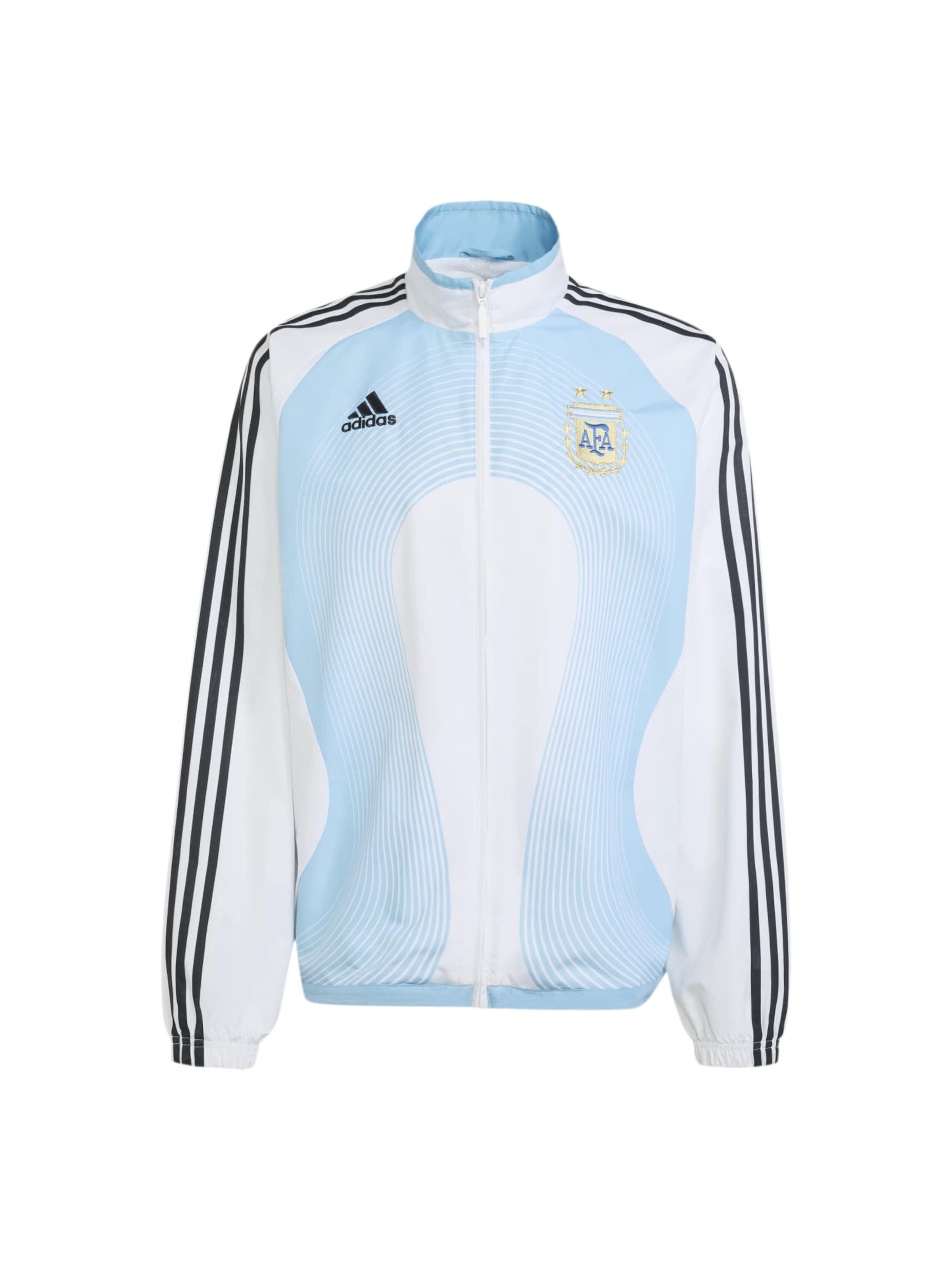 ADIDAS PERFORMANCE Sports jacket 'Argentina Home' in Light blue / Black / White, Item view