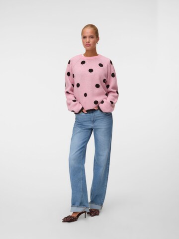 VERO MODA Trui 'VMLiv' in Roze
