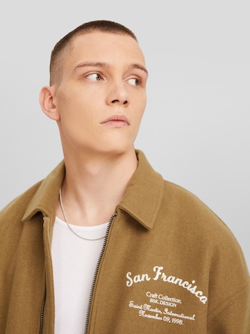 Bershka Between-Season Jacket in Beige