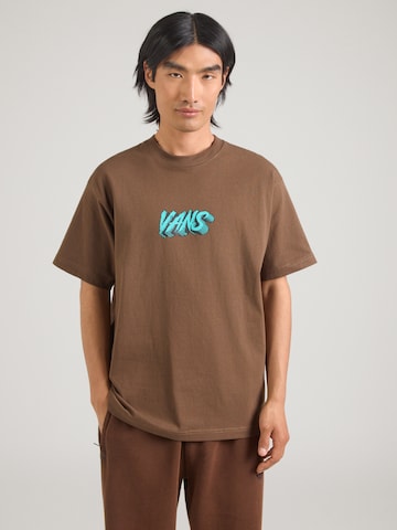 VANS Póló 'STONE SWIRL' - barna: elől