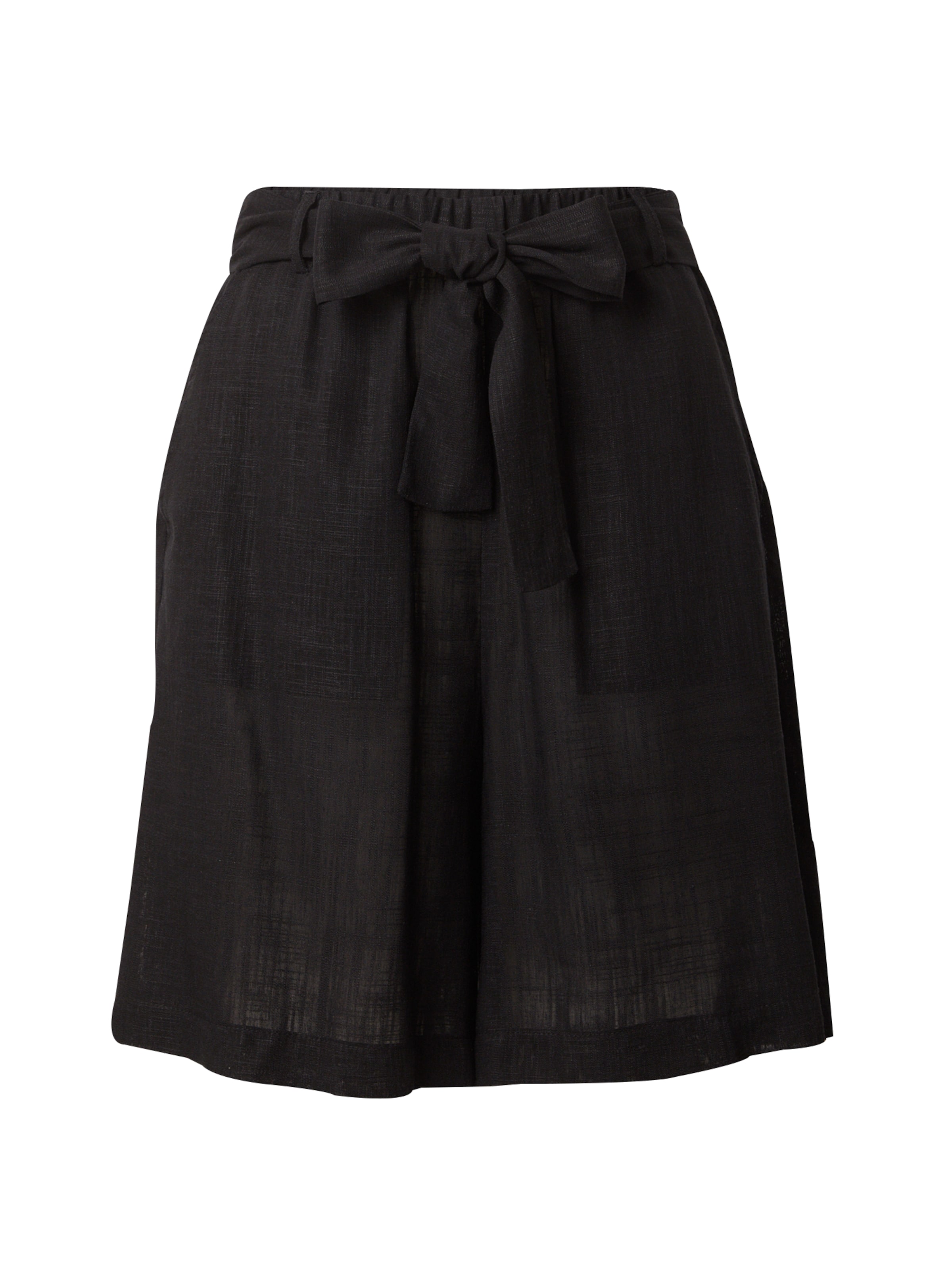 SELECTED Voľný strih Nohavice 'GULIA' - Čierna: predná strana