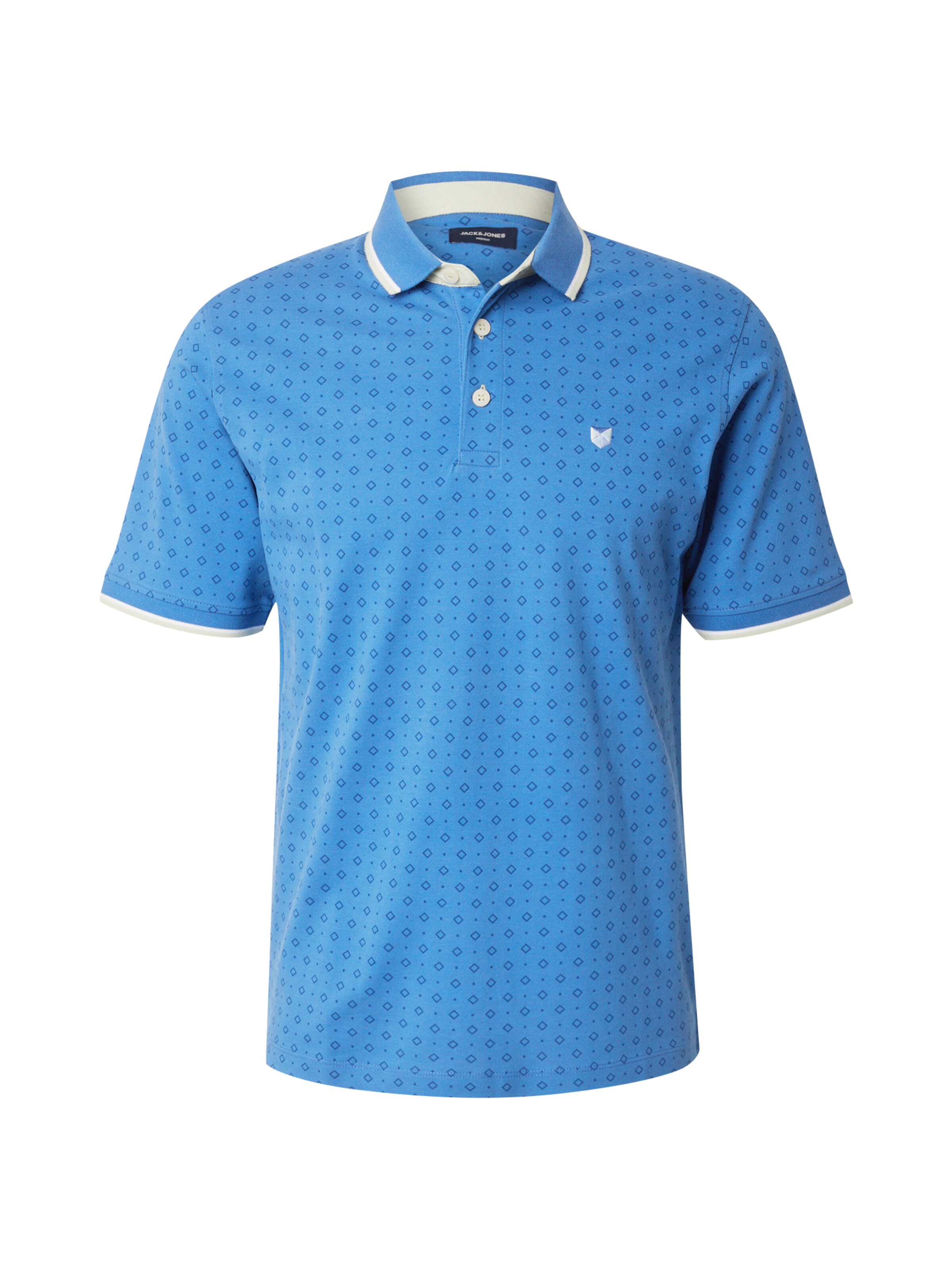 T-Shirt 'JPRPAULOS' JACK & JONES en bleu : devant