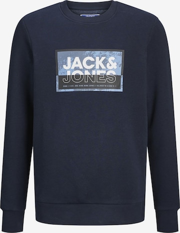 Sweat Jack & Jones Junior en bleu : devant