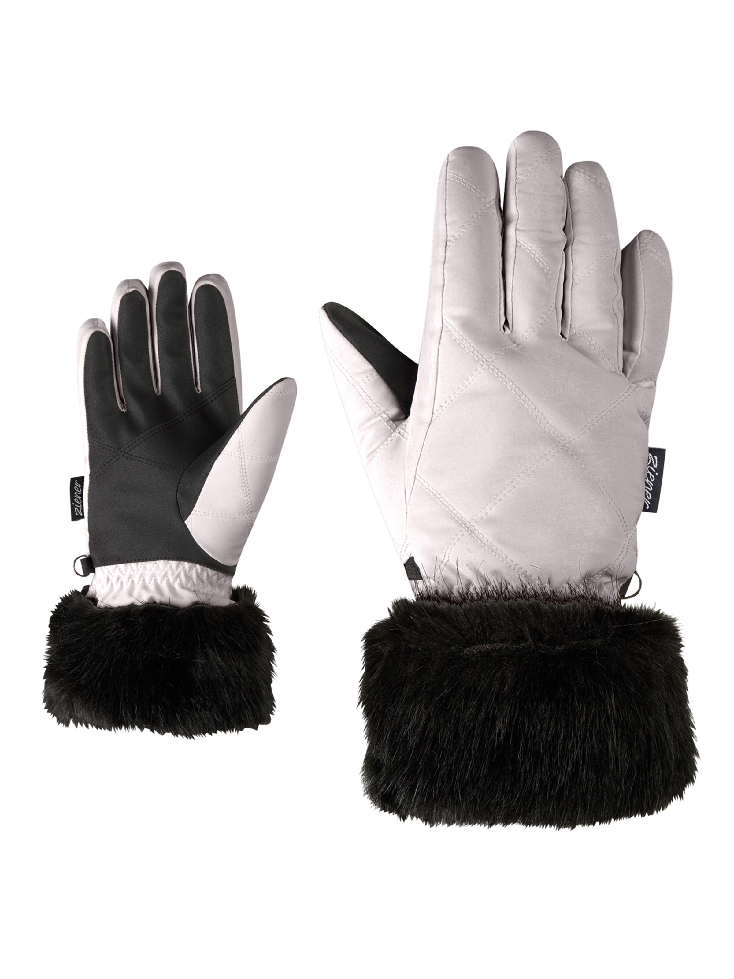 ZIENER Athletic Gloves 'Kwinz' in White: front