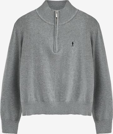 Polo Club Pullover in Grau: Vorderseite