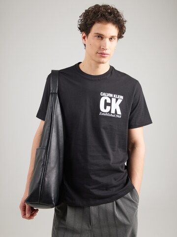Calvin Klein Póló - fekete: elől
