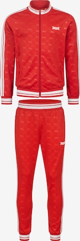 LONSDALE Костюм для бега 'Ashwell' в Красный: спереди