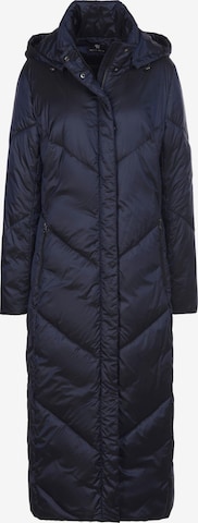 Peter Hahn Winter Coat in Blue: front