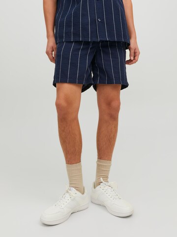 JACK & JONES Regular Broek 'Jeff' in Blauw: voorkant