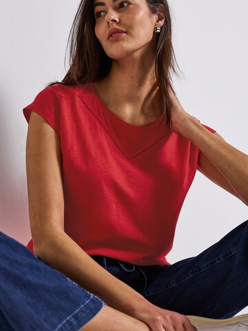 STREET ONE Shirts i rød: forside