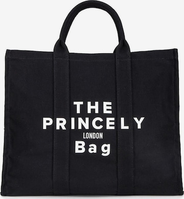 Princely London Strandtasche 'The Princely London Bag large (L)' in Schwarz: Vorderseite