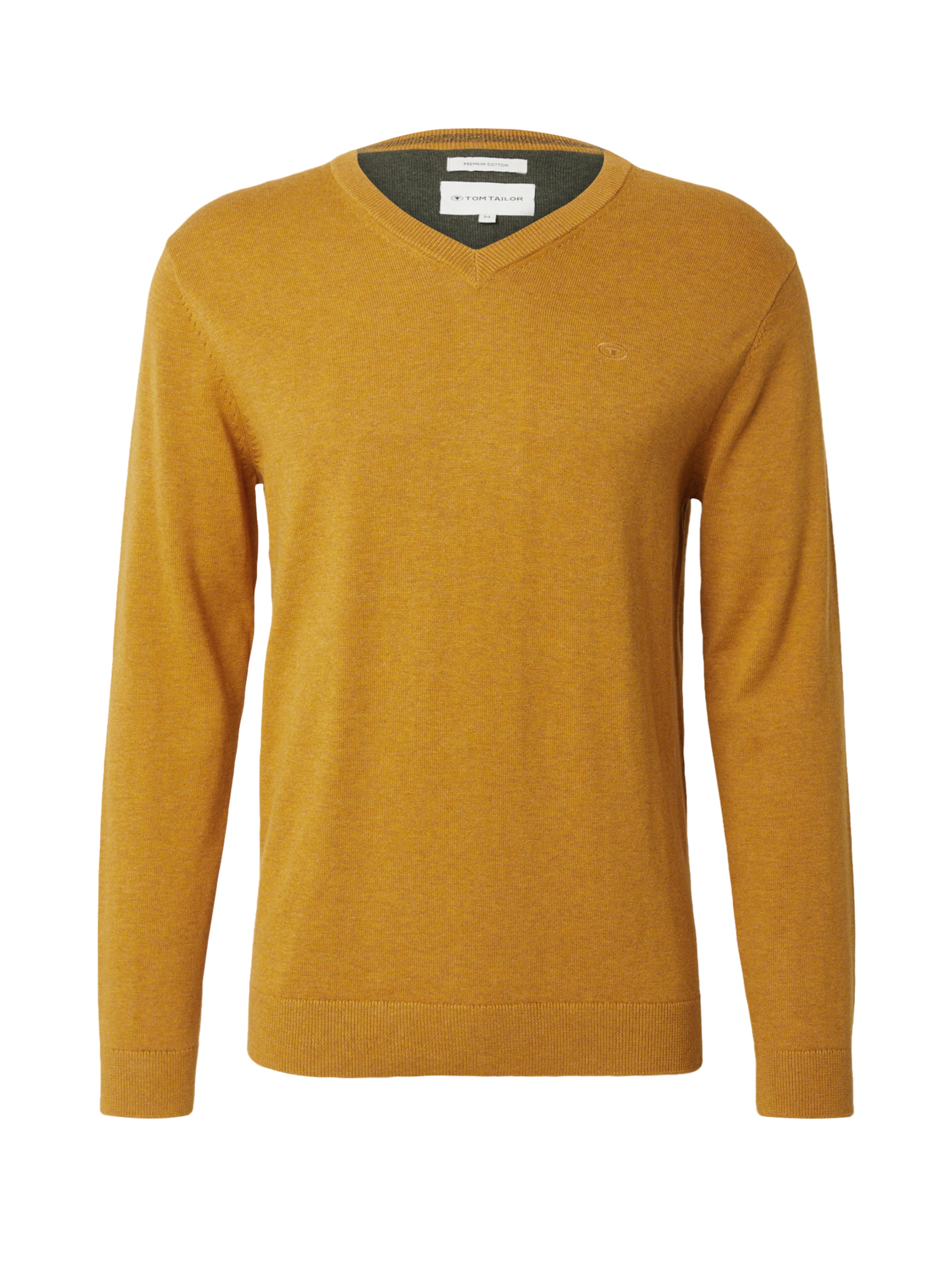 TOM TAILOR Sweater in Yellow: front